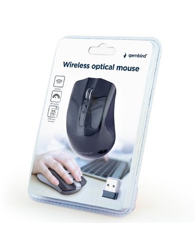 Беcпроводная мышь Gembird MUSW-4B-04, Чёрный