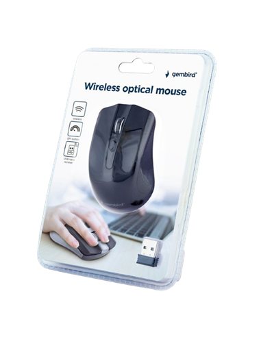 Mouse Wireless Gembird MUSW-4B-04, Negru