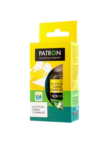 Набор для очистки Patron F3-015, для ЖК/Светодиодных экранов