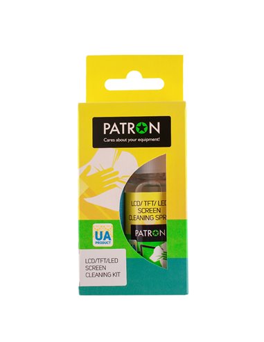 Набор для очистки Patron F3-015, для ЖК/Светодиодных экранов