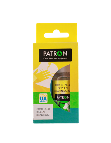 Набор для очистки Patron F3-015, для ЖК/Светодиодных экранов