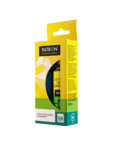 Набор для очистки Patron F3-017, для ЖК/Светодиодных экранов