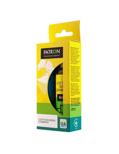 Набор для очистки Patron F3-017, для ЖК/Светодиодных экранов