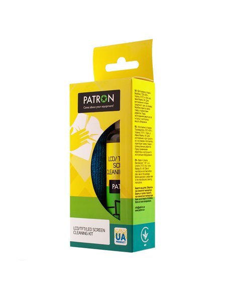 Набор для очистки Patron F3-017, для ЖК/Светодиодных экранов