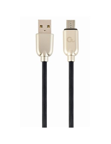 Кабель для зарядки и синхронизации Cablexpert CC-USB2R-AMmBM-1M, USB Type-A/micro-USB, 1м, Чёрный