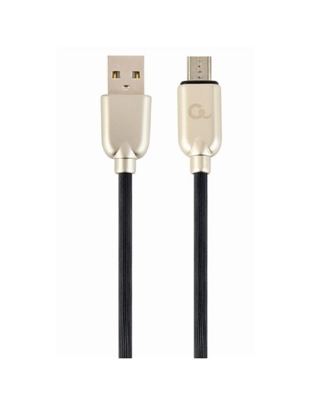 Cablu încărcare și sincronizare Cablexpert CC-USB2R-AMmBM-1M, USB Type-A/micro-USB, 1m, Negru