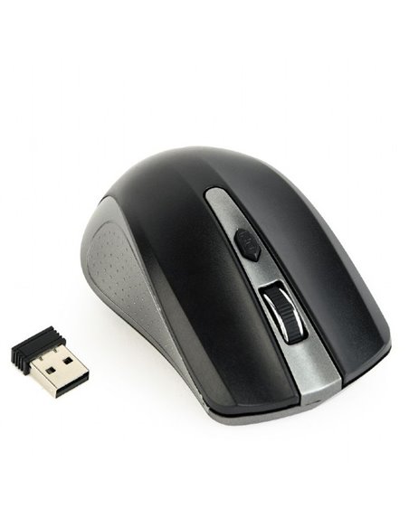 Беcпроводная мышь Gembird MUSW-4B-04-GB, Серый/Черный