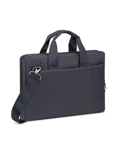 Geantă pentru Laptop Rivacase Central, 13.3", Poliester, Negru
