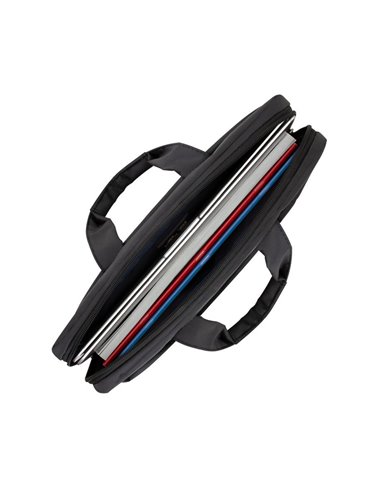 Geantă pentru Laptop Rivacase Central, 13.3", Poliester, Negru