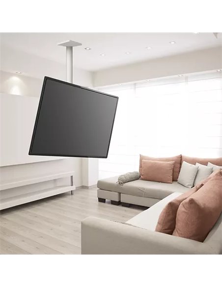 Suport TV tavan Full-motion BARKAN 3500, Alb