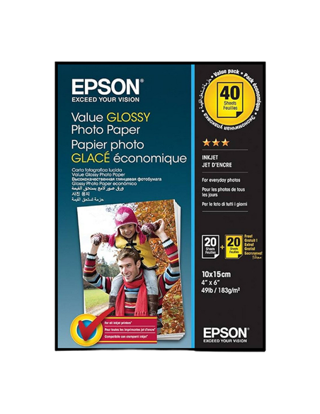 Фото бумага Epson Value Glossy, 10x15 см