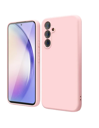 Husă Xcover Soft Touch pentru Samsung Galaxy A15, Roz