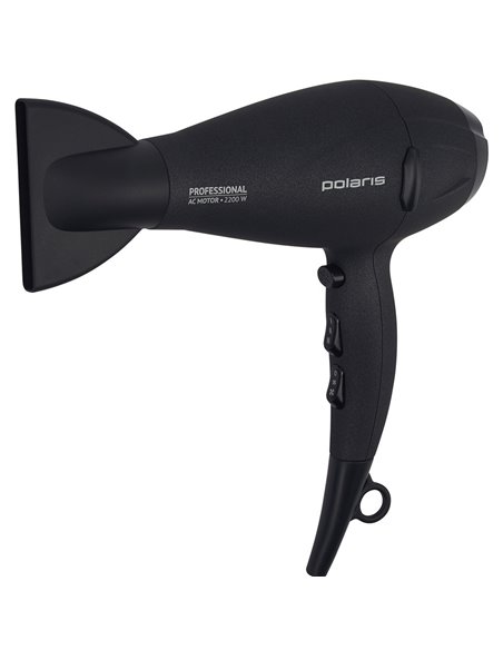 Uscător de păr Polaris PHD 2289AC, 2200 W, Negru
