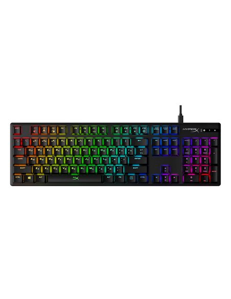 Клавиатура HyperX Alloy Origins, Проводное, Чёрный