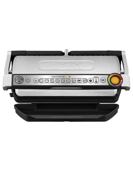 Grătar electric Tefal OptiGrill+ XL Snacking & Baking, 2000W, Argintiu