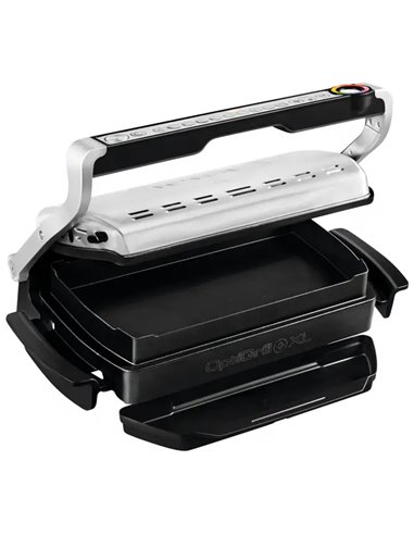 Grătar electric Tefal OptiGrill+ XL Snacking & Baking, 2000W, Argintiu