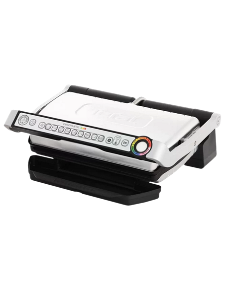 Grătar electric Tefal OptiGrill+ XL Snacking & Baking, 2000W, Argintiu