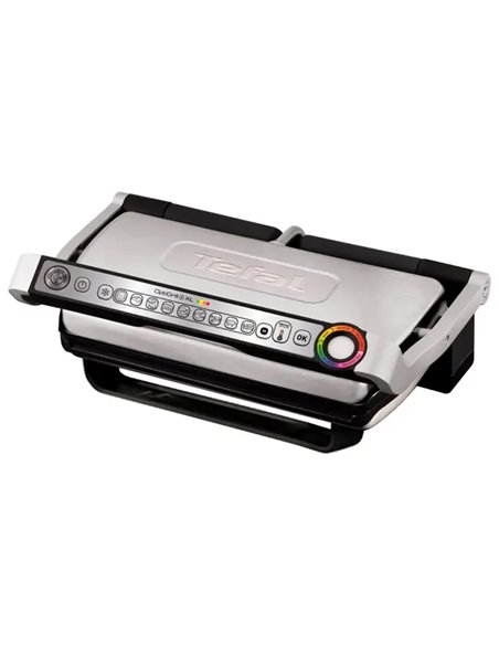 Grătar electric Tefal OptiGrill+ XL Snacking & Baking, 2000W, Argintiu