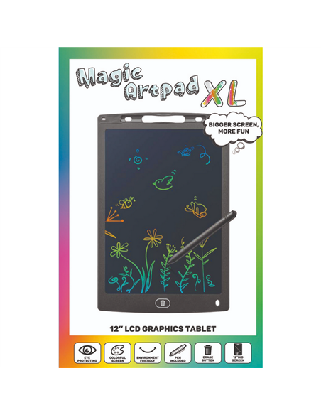 Графический планшет Cellularline LCD Writing Tablet 12", Черный