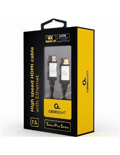 Cablu Video Cablexpert CCB-HDMIL-7.5M, HDMI (M) - HDMI (M), 7,5m, Negru 2