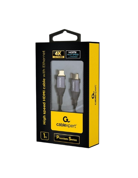 Cablu Video Cablexpert CCBP-HDMI-1M, HDMI (M) - HDMI (M), 1m, Negru