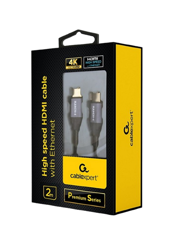 Cablu Video Cablexpert CCBP-HDMI-2M, HDMI (M) - HDMI (M), 2m, Negru