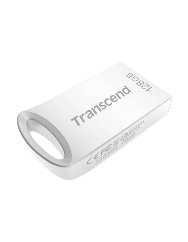 USB Flash накопитель Transcend JetFlash 710, 128Гб, Серебристый