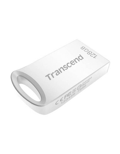 USB Flash накопитель Transcend JetFlash 710, 128Гб, Серебристый