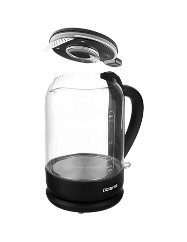 Электрочайник Polaris PWK 1759CGL, Чёрный