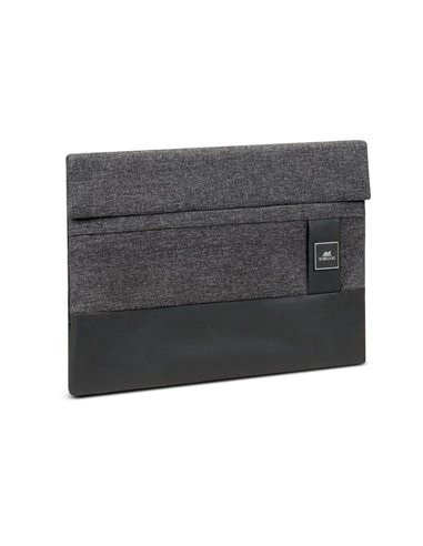 Husă universală pentru Laptop RivaCase Lantau, 13", Poliester, Negru