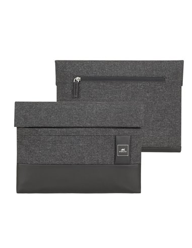 Husă universală pentru Laptop RivaCase Lantau, 13", Poliester, Negru
