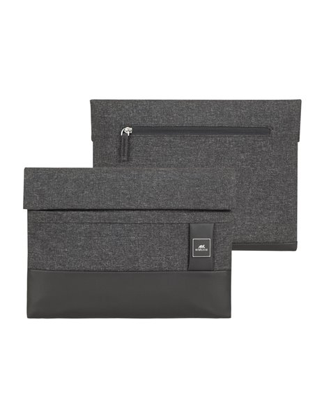 Husă universală pentru Laptop RivaCase Lantau, 13", Poliester, Negru