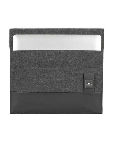 Husă universală pentru Laptop RivaCase Lantau, 13", Poliester, Negru