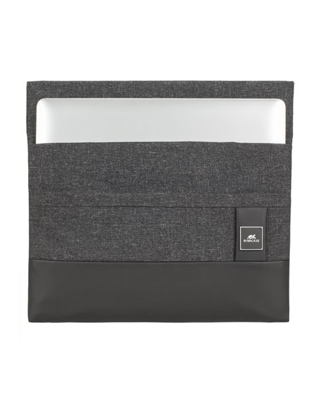 Husă universală pentru Laptop RivaCase Lantau, 13", Poliester, Negru