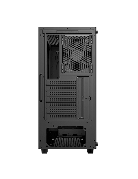 Компьютерный корпус Gamemax Fortress TG, Midi-Tower, Без блока питания, Чёрный