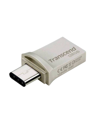 Memorie USB Transcend JetFlash 890, 128GB, Argintiu