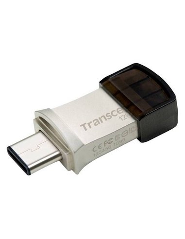 USB Flash накопитель Transcend JetFlash 890, 128Гб, Серебристый