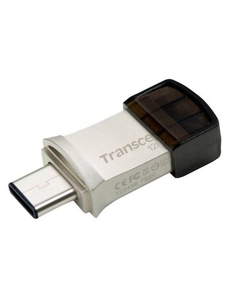 USB Flash накопитель Transcend JetFlash 890, 128Гб, Серебристый