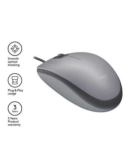 Mouse Logitech M110, Gri