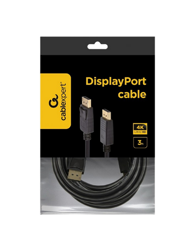Cablu Video Cablexpert CC-DP2-10, DisplayPort (M) - DisplayPort (M), 3m, Negru