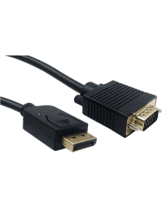 Видео кабель Cablexpert CCP-DPM-VGAM-6, DisplayPort (M) - VGA D-Sub (M), 1,8м, Чёрный 2