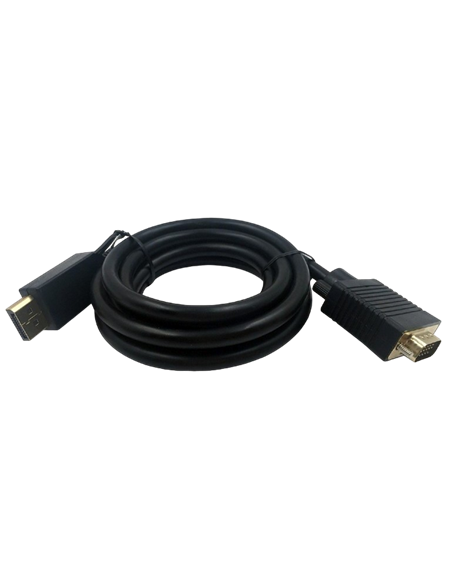 Видео кабель Cablexpert CCP-DPM-VGAM-6, DisplayPort (M) - VGA D-Sub (M), 1,8м, Чёрный