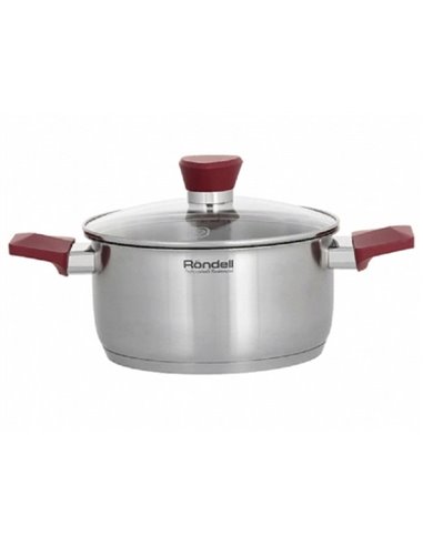 Set de vase Rondell Strike, 20cm, Argintiu