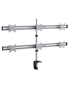Suport birou pentru monitoare Reflecta PLANO Desk 23-1010S, Argintiu
