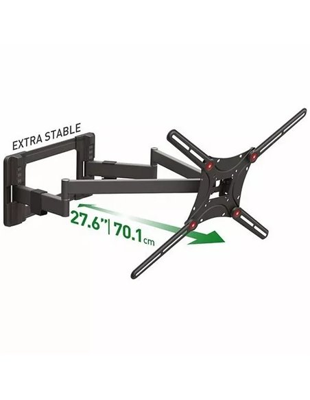 Suport TV de perete BARKAN BM464L, Negru