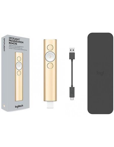Презентер Logitech Spotlight, Золотой
