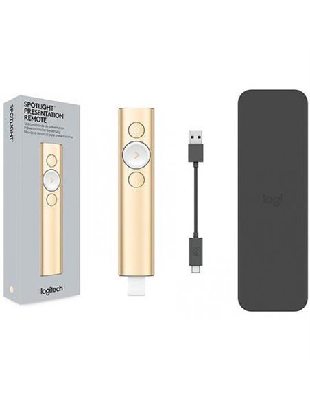 Презентер Logitech Spotlight, Золотой