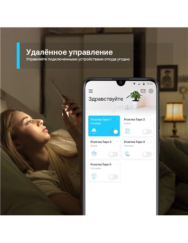 Priză inteligentă TP-LINK Tapo P100, Alb
