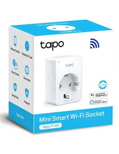 Priză inteligentă TP-LINK Tapo P100, Alb