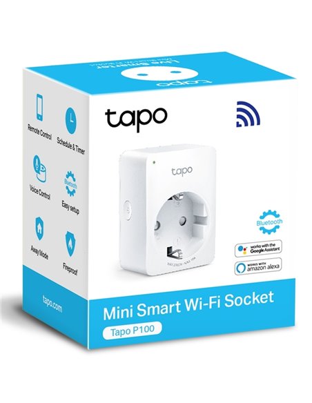 Priză inteligentă TP-LINK Tapo P100, Alb